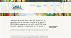 Desktop Screenshot of caesa-artes.org